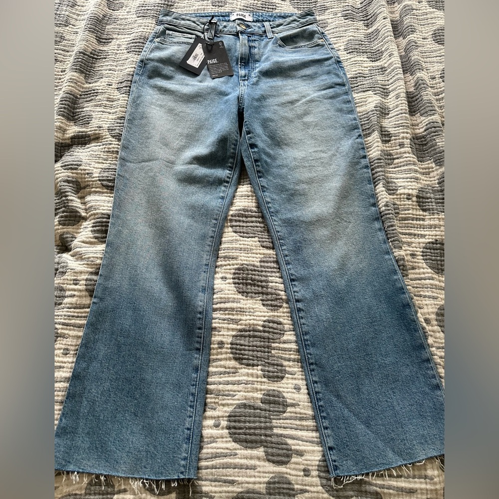 PAIGE Light Blue Flare Jeans